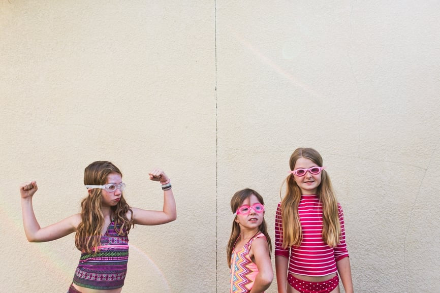 athletic young girls