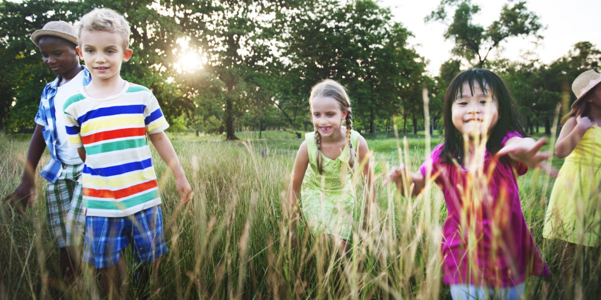 children on a ground