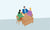 parents talking with teacher vector illustration