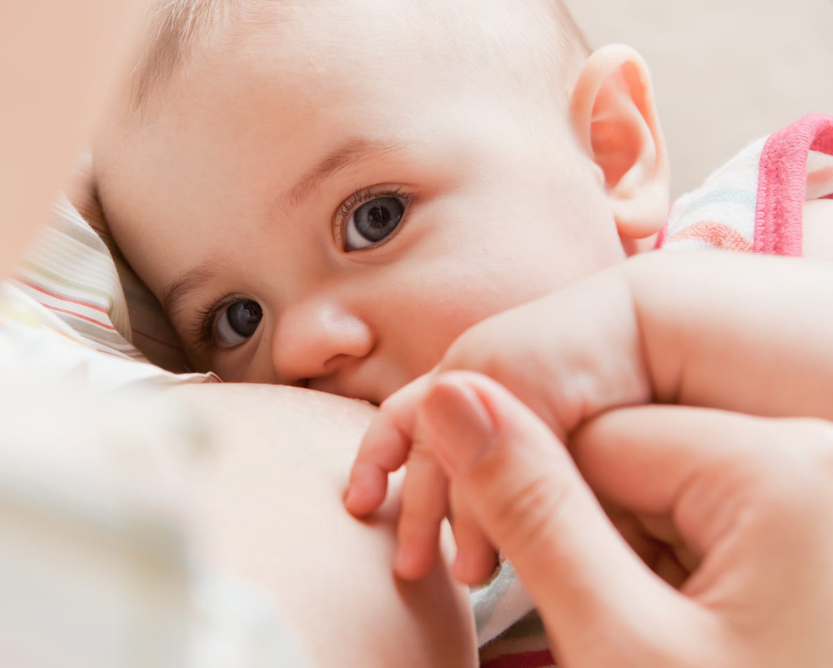 Baby milk feeding