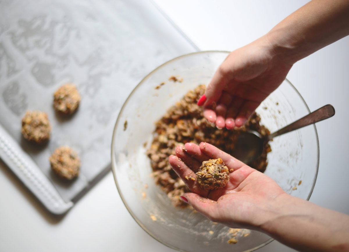 baking cookies